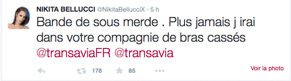 LVDX - CLASH - Nikita Bellucci enflamme les réseaux sociaux - Visuel (3) - Tweet