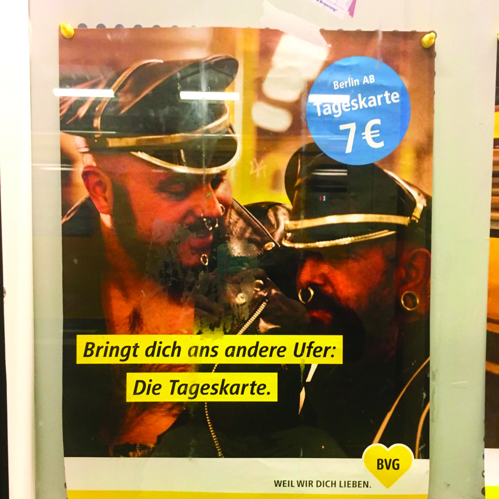 LVDX - GAY - TOURISME - Berlin - Visuel (5) - Même le métro se la joue cuir (c) Julien Calza