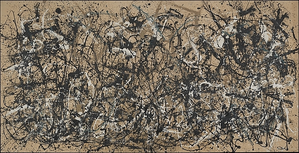 Jackson Pollock, Autumn Rythm (number 30), 1950, enamel on canvas, 266,7 x 525,8 cm, MET