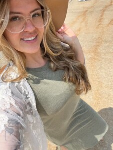 Selfie de Wisconsin Tiff sur la plage