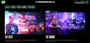 La liste des épisodes jouables sur le jeu Cyber Sexuals